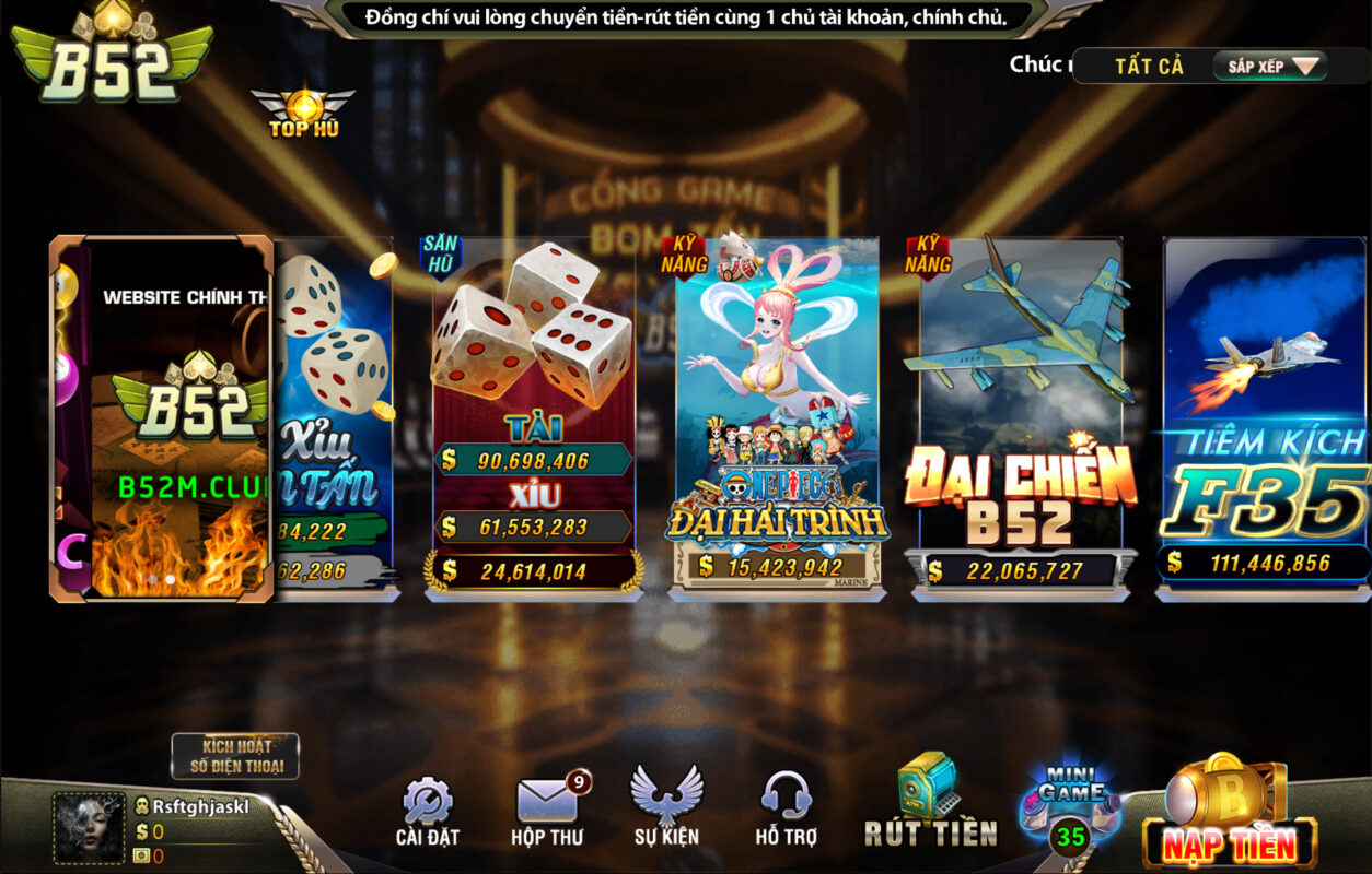 Tham gia tai B52 nhanh chóng