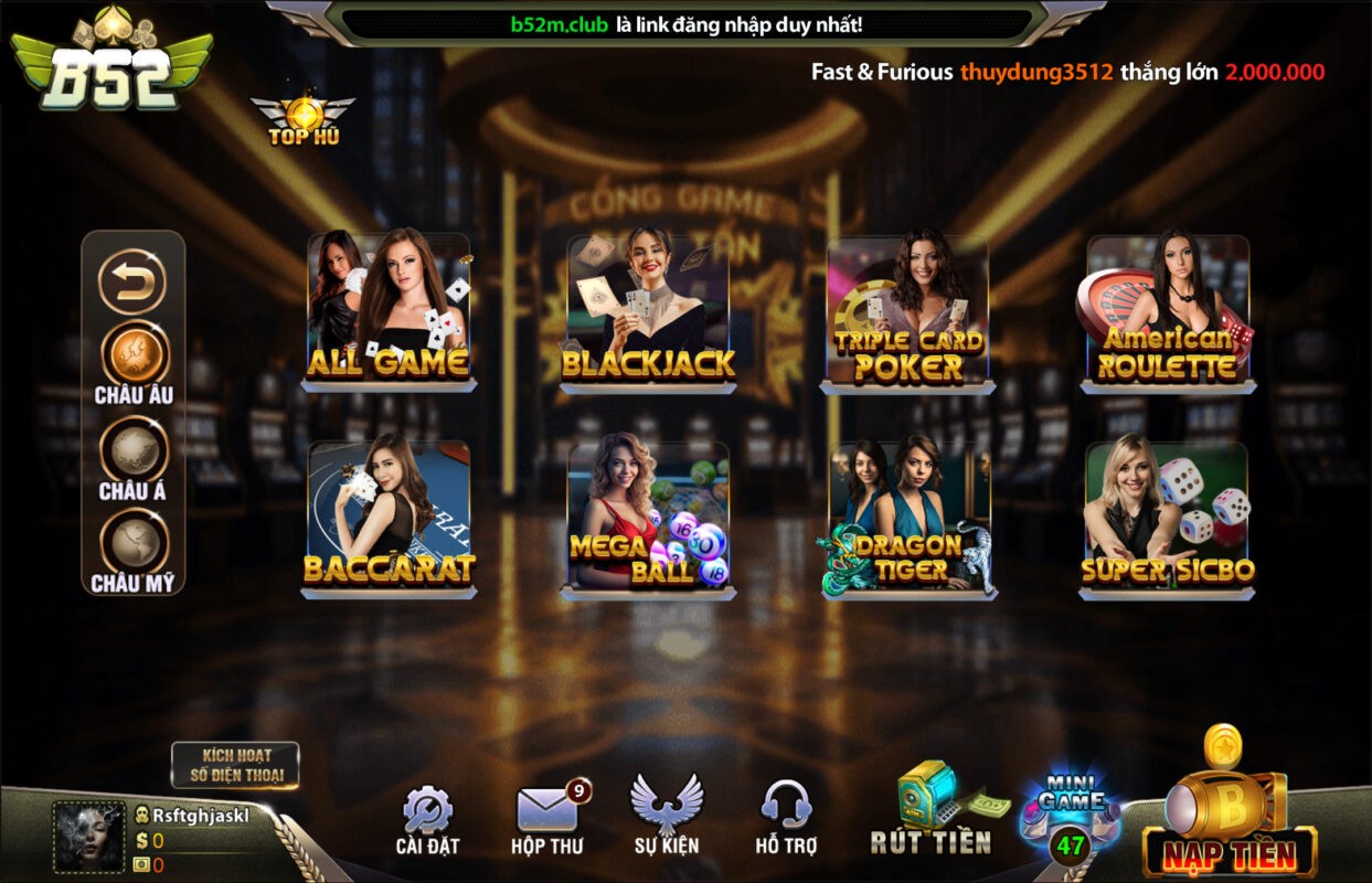 Baccarat được nhiều người chơi yêu thích