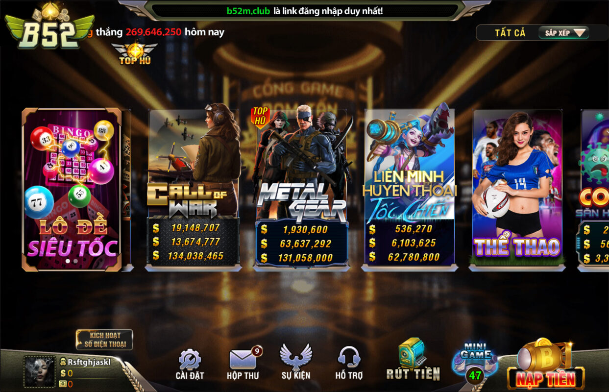 Tham gia vào B52 club nhanh chóng