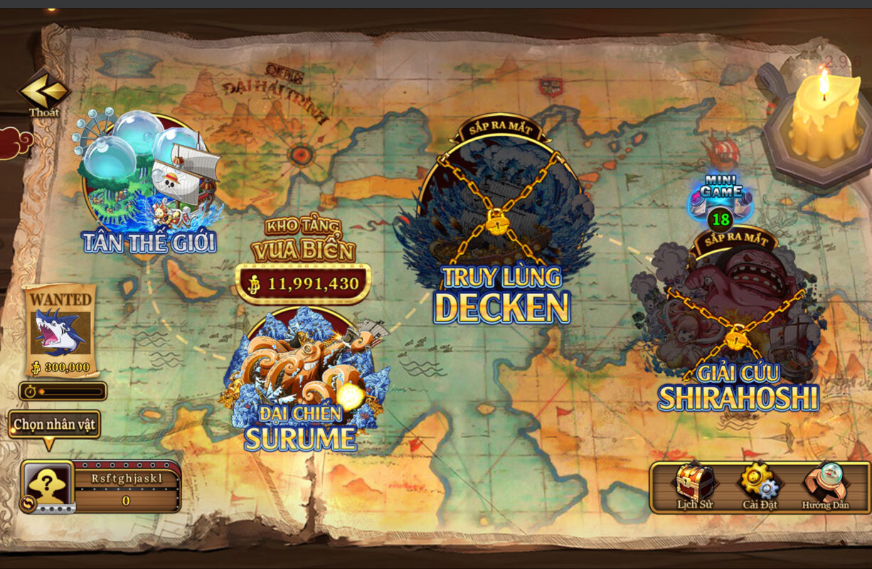 Phòng chơi đa dạng