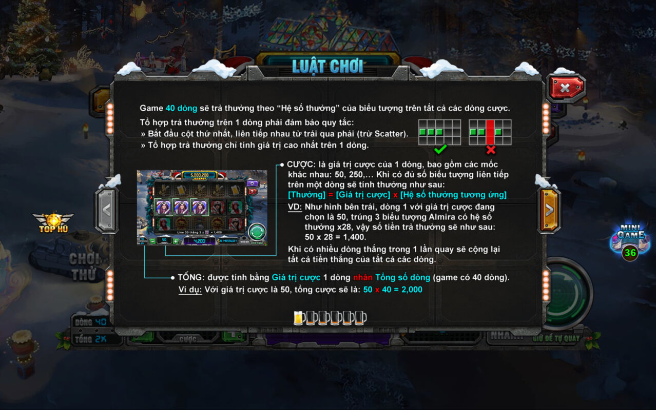 Hướng dẫn luật chơi chi tiết