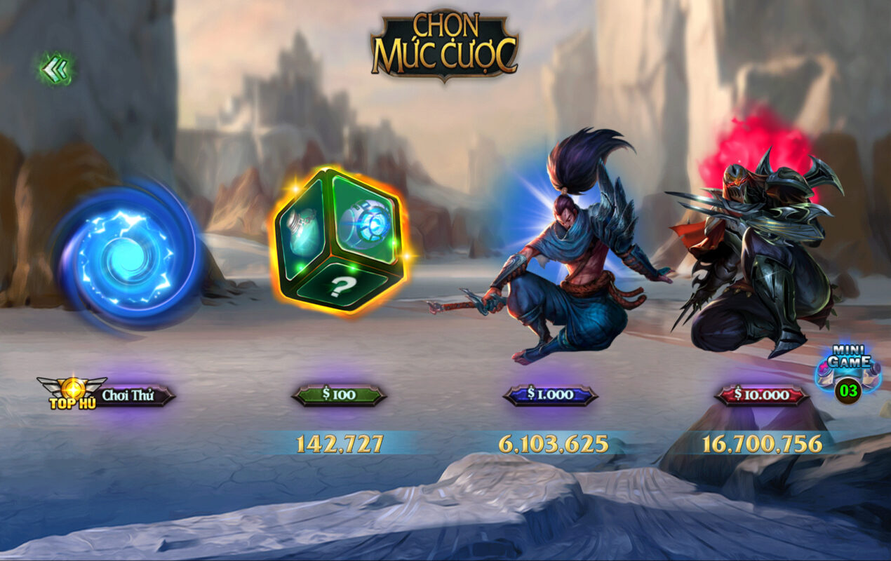 Hệ thống phòng chơi đa dạng