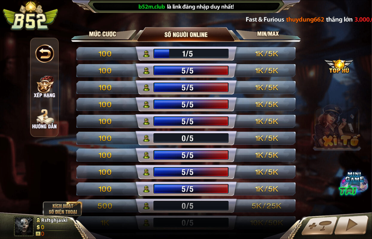 Thao tác chơi dễ dàng