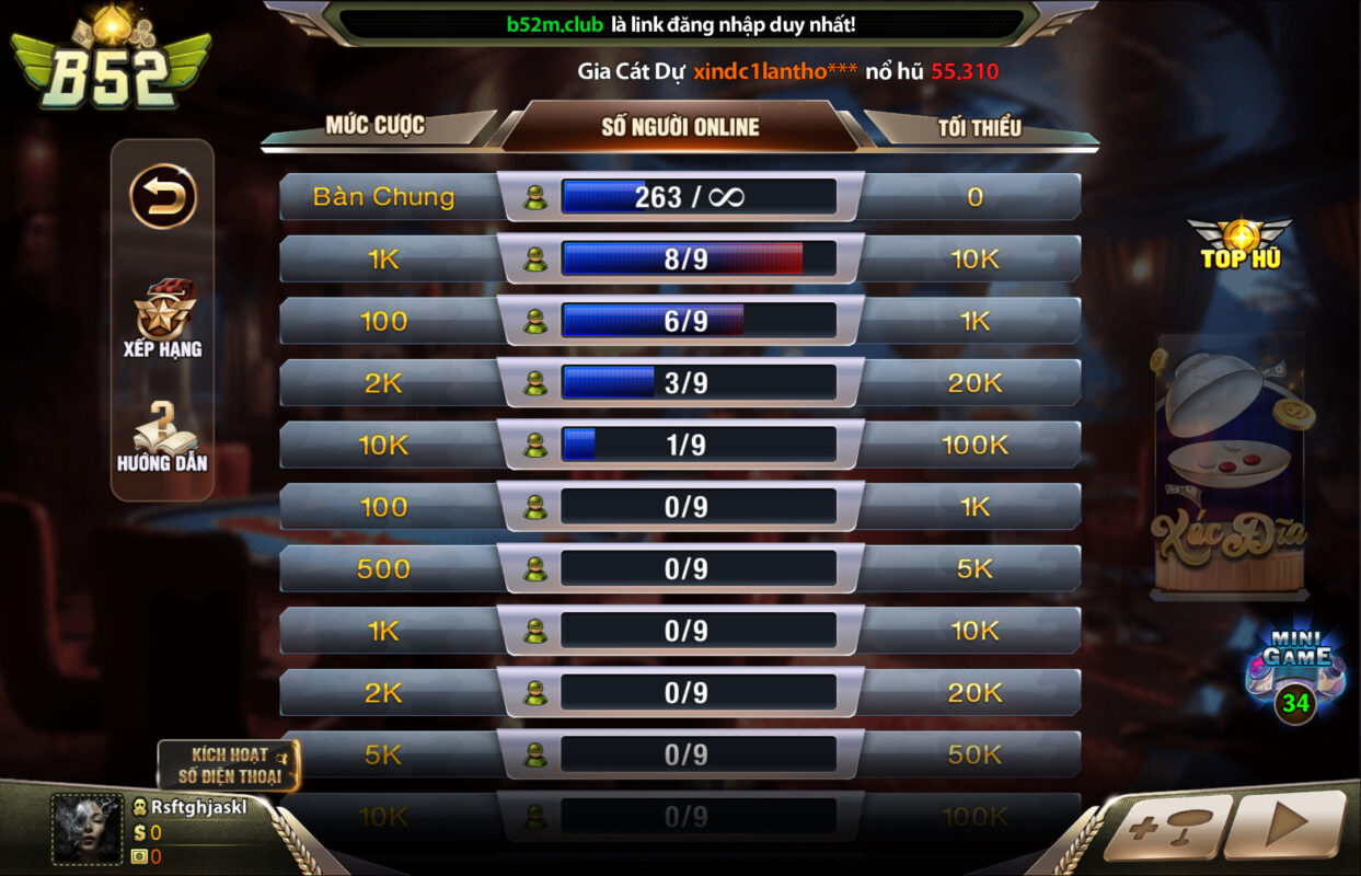 Cách chơi Xóc đĩa cơ bản tại B52 club